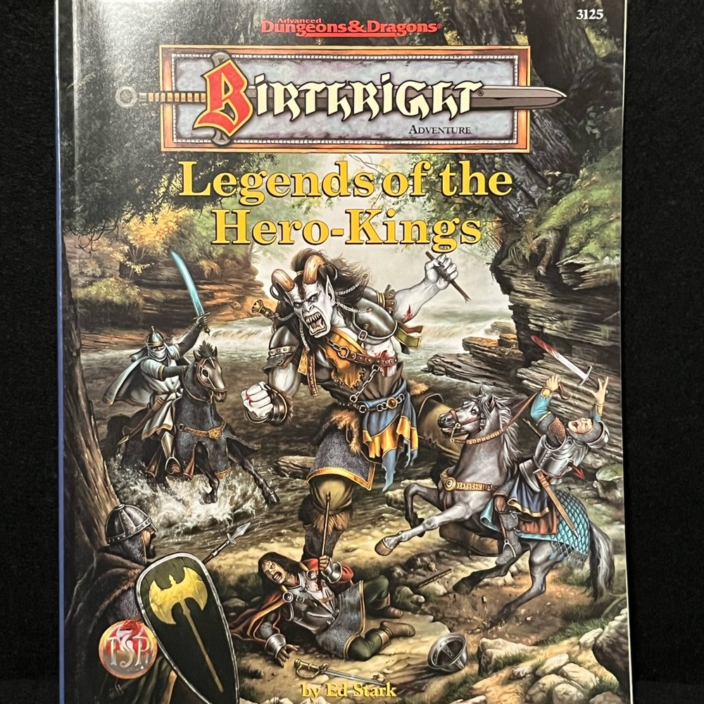 Dungeons & Dragons Birthright Legends of the Hero-Kings TSR 3125 NEW Book Guide
